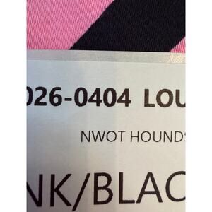 Loudmouth Golf Women 4 Pink Black Houndstooth Golf Athletic Shorts NWOT Stretch